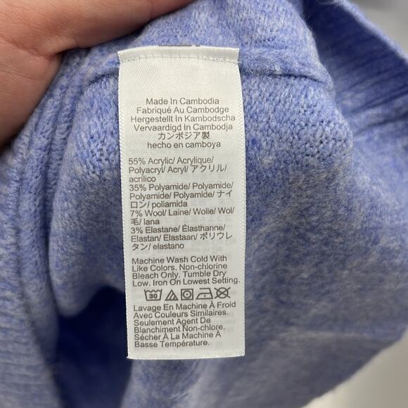 J. Crew Women's Midi sweater-dress in extra-soft yarn - Periwinkle - PXS - NWT - Picture 6 of 9